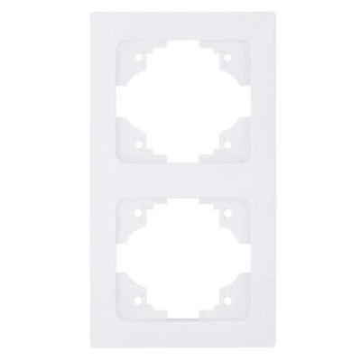 ΠΛΑΙΣΙΟ 2 ΘΕΣΕΩΝ ΛΕΥΚΟ ΚΑΘΕΤΟ (152-12025)