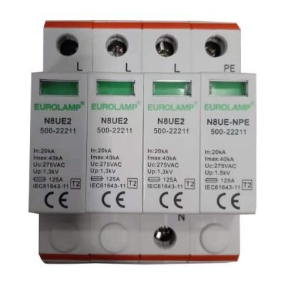 ΑΝΤΙΚΕΡΑΥΝΙΚΟ ΤΡΙΦΑΣΙΚΟ Τ2 20kA-40kA 385V 4P (500-22211)