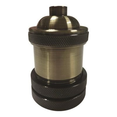 ΝΤΟΥΙ ΜΕΤΑΛΛΙΚΟ ΑΝΤΙΚΕ ΜΠΡΟΝΖΕ Ε27 (147-23061)