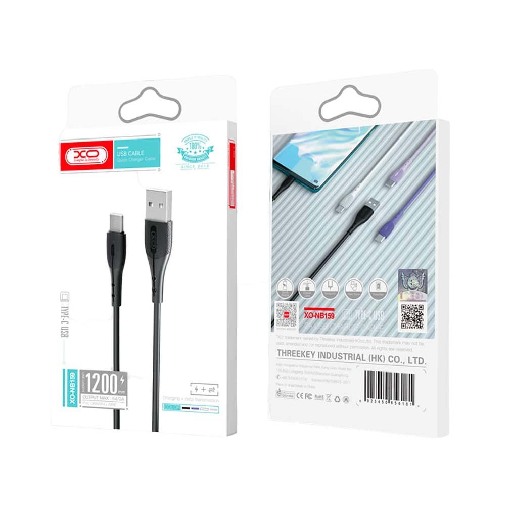 XO NB159 2.0A USB Καλώδιο Φόρτισης + Data για Lightning 1.2m Μωβ (16.005.0287) - Image 5