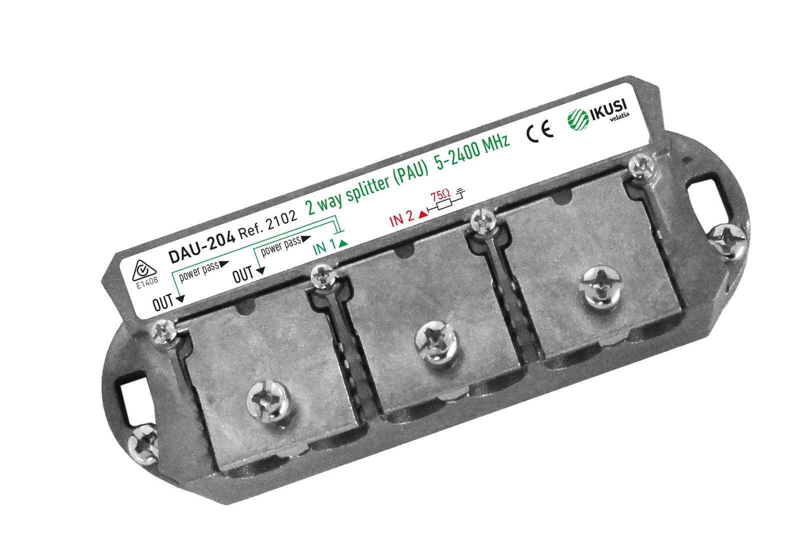Ikusi Διακλαδωτής DAU-204+PUA 2 Εξόδων (09.004.0054)