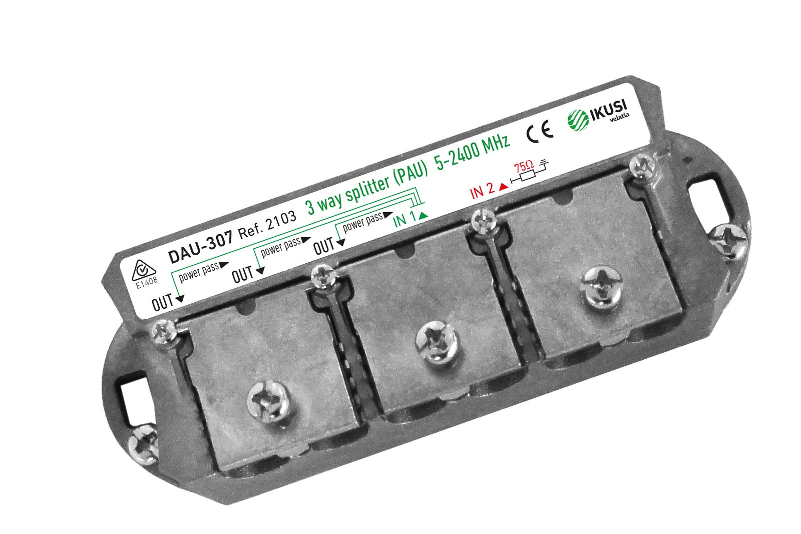 Ikusi Διακλαδωτής DAU-307+PUA 3 Εξόδων (09.004.0055)