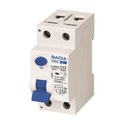ΡΕΛΕ ΔΙΑΡΡΟΗΣ 2Χ40Α 6KA 300mA GACIA TYPE A (500-37522)