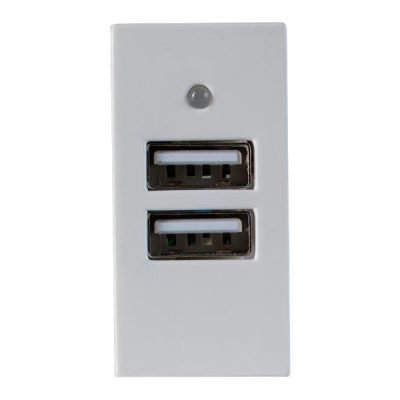 ΠΡΙΖΑ ΜΟΝΗ ΜΕ 2 USB 5V 2X2,2A (160-16007)
