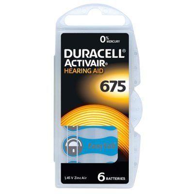 Duracell Activair Βαρηκοΐας DA675 (6τμχ) (01.008.0016)