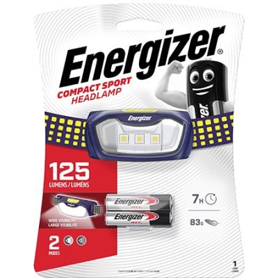 ENERGIZER Compact Sport Headlight 125lm incl. 2xAAA (01.011.0007)