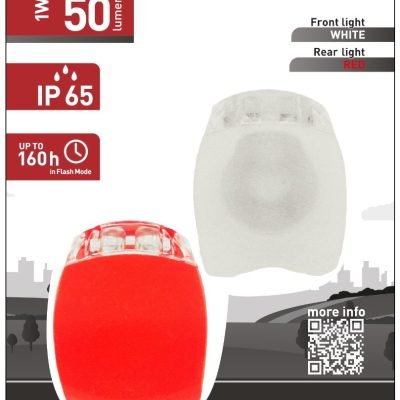 Entac Φως Ποδηλάτου Πλαστικό Διπλό (15.007.0153)