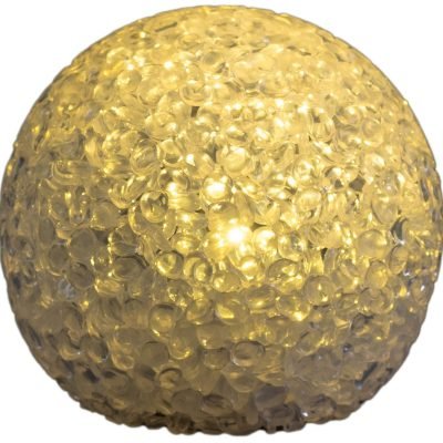 Entac Χριστουγεννιάτικες LED Μπάλες 10εκ Θερμό  (6τμχ) (15.004.0102)