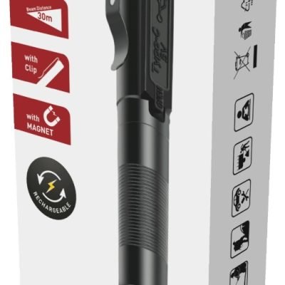 Entac Επαναφορτιζόμενος Φακός Στυλό με Κλιπ και Μαγνήτη (15.007.0278)