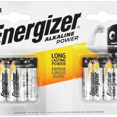 Energizer Power Αλκαλική AAA (8τμχ) (01.001.0125)
