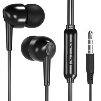 XO EP37 In-ear Handsfree  1.15μ Μαύρο (16.002.0035)