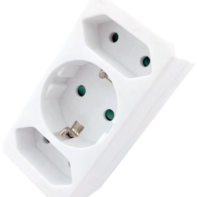 Entac Αντάπτορας Σούκο Σε 2 Διπολικά +1 Σούκο EPAG-1EE2E (15.005.0011)