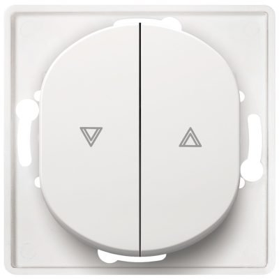 EON E6075.0 Push-button switch for rolling shuters without cover frame, white (15.005.0147)