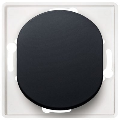 EON E6090.E1 push-button switch without cover fram soft-touch black (15.005.0146)