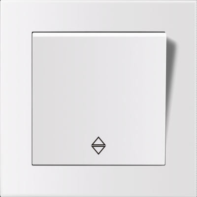 Entac 106 Arnold Recessed alternative wall switch White (15.005.0099)