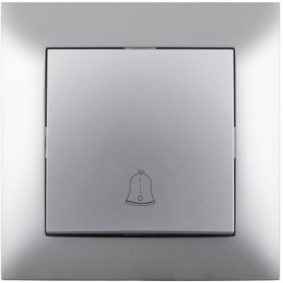 Entac Arnold Recessed doorbell switch Silver (15.005.0104)