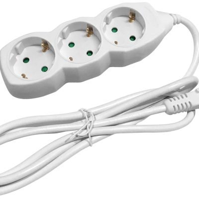 Entac Πολύπριζο 3 Θέσεων Χωρίς Διακόπτη 3×1.5mm 1.5m (15.005.0001)