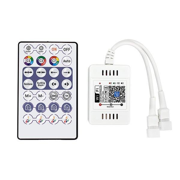 ΑΣΥΡΜΑΤΟ CONTROLLER RF Wifi & Bluetooth PIXEL DC5-24V, 2CH (Max. 2048 PIXEL) (145-71430)