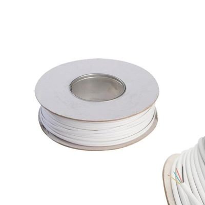 ΚΑΛΩΔΙΟ ΤΗΛΕΦΩΝΟΥ ΠΛΑΚΕ 2 ΖΕΥΓΩΝ ΛΕΥΚΟ Rj11 (147-13100)