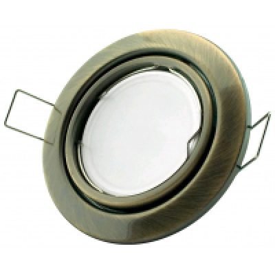 Avide GU10 Πλαίσιο Στρογγυλό Σαγρέ Χαλκός (15.001.0534)