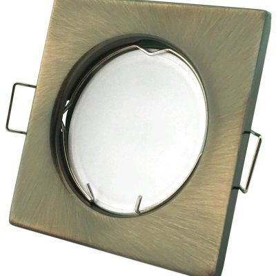 Avide GU10 Πλαίσιο Τετράγωνο Χαλκός (15.001.0540)