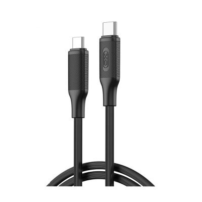 XO NB-Q265B PD 60W Type-C σε Type-C Μινιμαλιστικό Καλώδιο (Μαύρο) (16.005.0307)