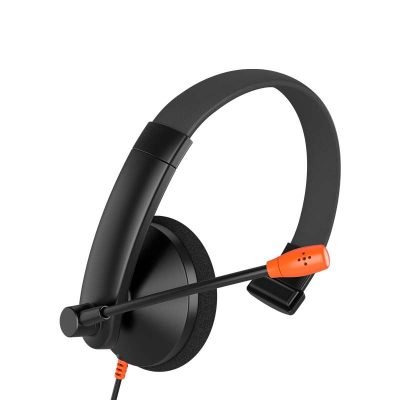 Meetion HP002U Ενσύρματο Ακουστικό Τηλεφωνίας USB / Μαύρο (17.006.0023)