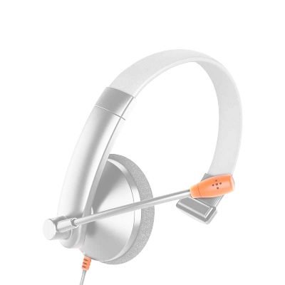 Meetion HP002U Ενσύρματο Ακουστικό Τηλεφωνίας USB / Λευκό (17.006.0024)