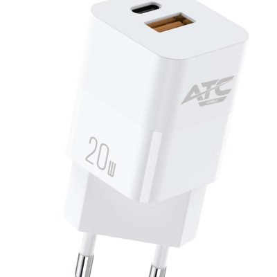 ATC-CHF5a Mini PD Fast Charger 20W Λευκό (20.002.0005)