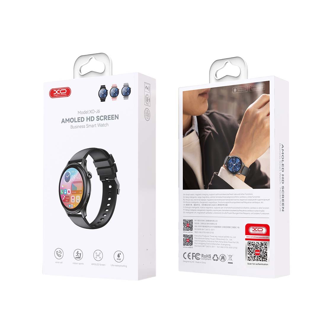 XO J6 smart sports call watch (Μαύρο) (16.001.0118) - Image 2