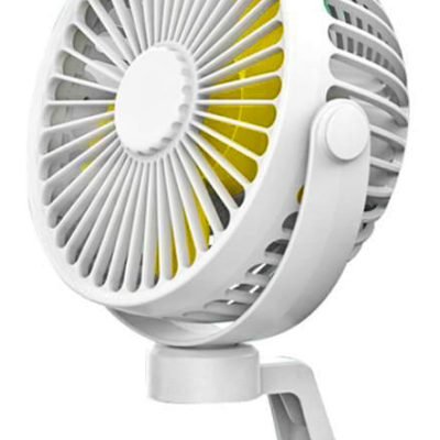 XO MF78 Επιτραπέζιος Ανεμιστήρας 4 ιντσών 1200mAh Άσπρο (16.008.0028)