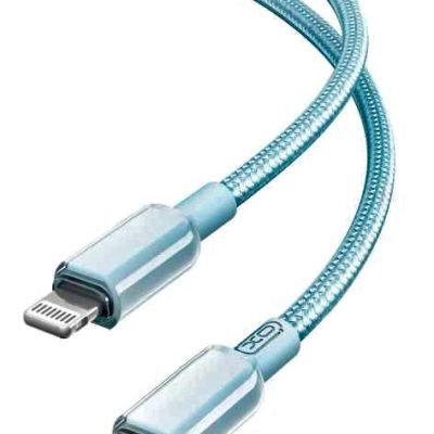 XO NB-Q250A Καλώδιο Φόρτισης + Data PD 27W Type-C σε Lightning PVC 1m Μπλέ (16.005.0256)