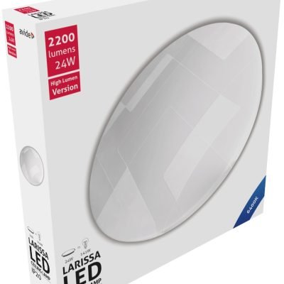Avide LED Μοντέρνα Πλαφονιέρα Οροφής Larissa 24W 375*70mm Ψυχρό 6400K (15.001.0581)