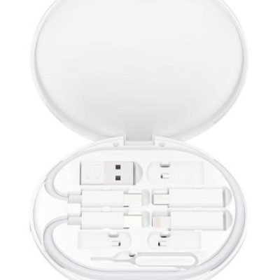 XO CX031 Adapter Family Box + Μαγνητικός ασύρματος φορτιστής 15W Λευκό (16.006.0310)