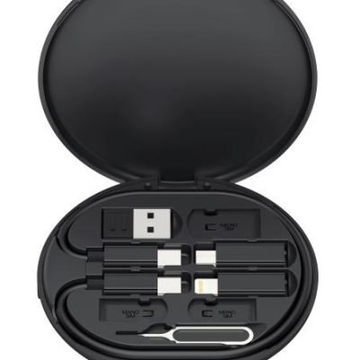 XO CX031 Adapter Family Box + Μαγνητικός ασύρματος φορτιστής 15W Μαύρο (16.006.0309)