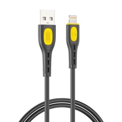 XO NB280 Καλώδιο Δεδομένων Lightning 1M 3A Μαύρο (16.005.0341)