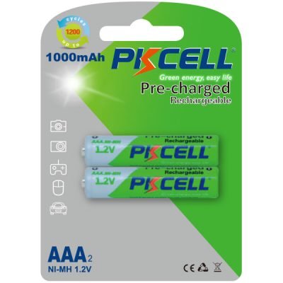 Pkcell Επαναφορτιζόμενη RTU AAA1000-2B (2τμχ) (01.003.0080)
