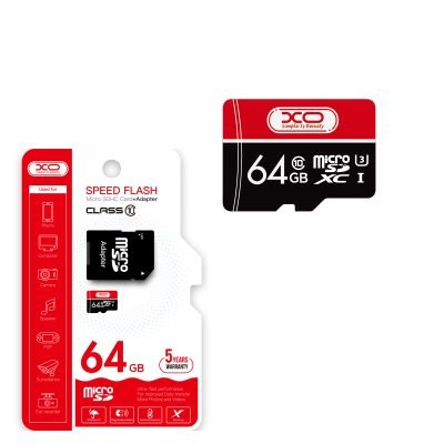 XO Κάρτα Μνήμης 64GB CL10 Micro SD (16.007.0008)