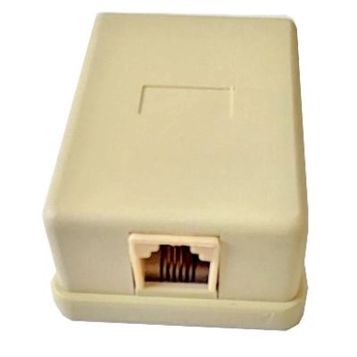 Πρίζα Τηλεφώνου Εξωτερική Αυτοκόλλητη Μονή (05.005.0038)