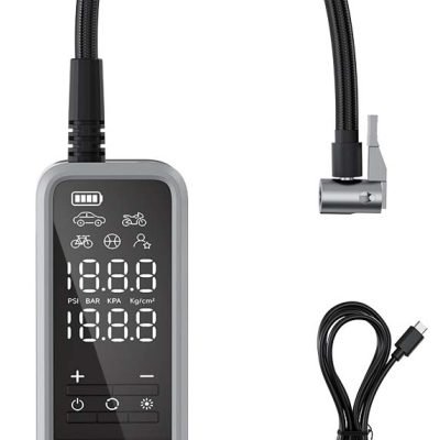 XO CZ018 Smart Φορητή Ασύρματη Αντλία Φουσκώματος 5000 mAh 22 Κυλίνδρων (16.008.0044)