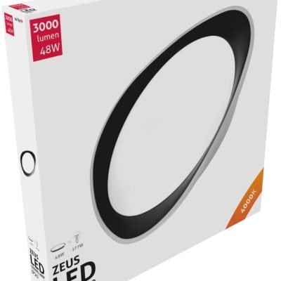 Avide LED Μοντέρνα Πλαφονιέρα Οροφής Zeus 48W Λευκό 4000K (15.001.0600)