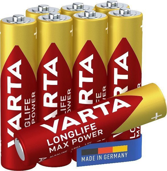 Μπαταρία Varta Longlife Max Power Αλκαλική Mignon AAA B5+3 (01.001.0154) - Image 2