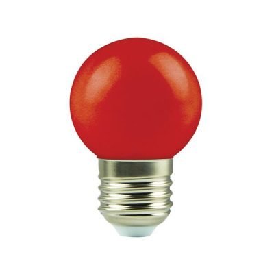 ΛΑΜΠΑ LED ΣΦΑΙΡΙΚΗ 1,8W E27 ΚΟΚΚΙΝΗ 175-265V (147-77501)