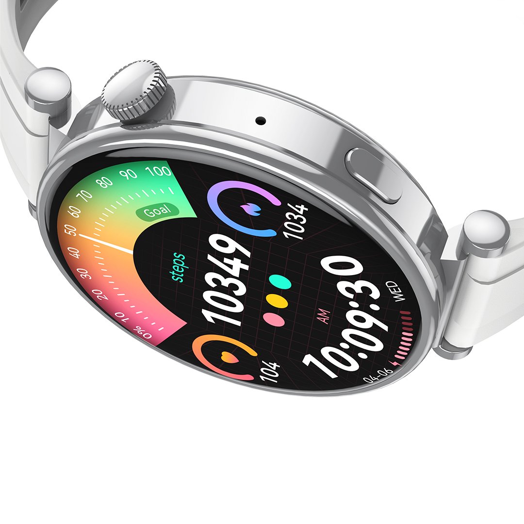 XO GT4 mini AMOLED Smart Αθλητικό Ρολόι SmartWatch Ασημί (16.001.0230) - Image 2