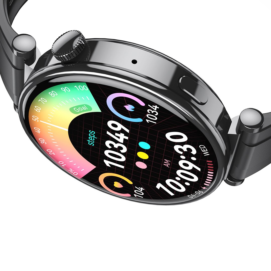 XO GT4 mini AMOLED Smart Αθλητικό Ρολόι SmartWatch Μαύρο (16.001.0229) - Image 2