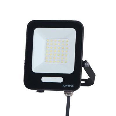 ΠΡΟΒΟΛΕΑΣ LED SMD 30W ΜΑΥΡΟΣ IP66 4000K PLUS (147-69007)