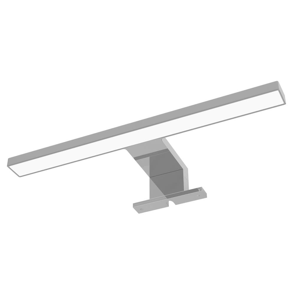 Avide LED Τετράγωνο Φωτιστικό Καθρέφτη Chrome Plastic 300mm NW 4000K 5W IP44 (15.001.2088) - Image 2