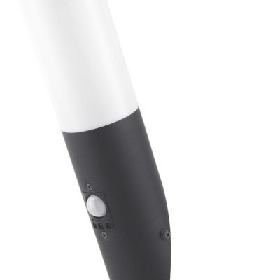 Avide Επιτοίχιο Φωτιστικό Εξωτερικού Χώρου Boca 1xE27 PIR IP44 Antracit (15.001.1578)