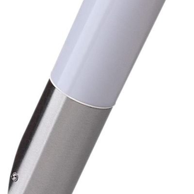 Avide Επιτοίχιο Φωτιστικό Εξωτερικού Χώρου Boca 1xE27 IP44  Nickel (15.001.1580)