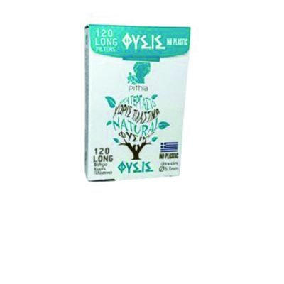 Φιλτράκια στριφτών τσιγάρων Πυθία Φύσις long ultra slim 120 [10706077]